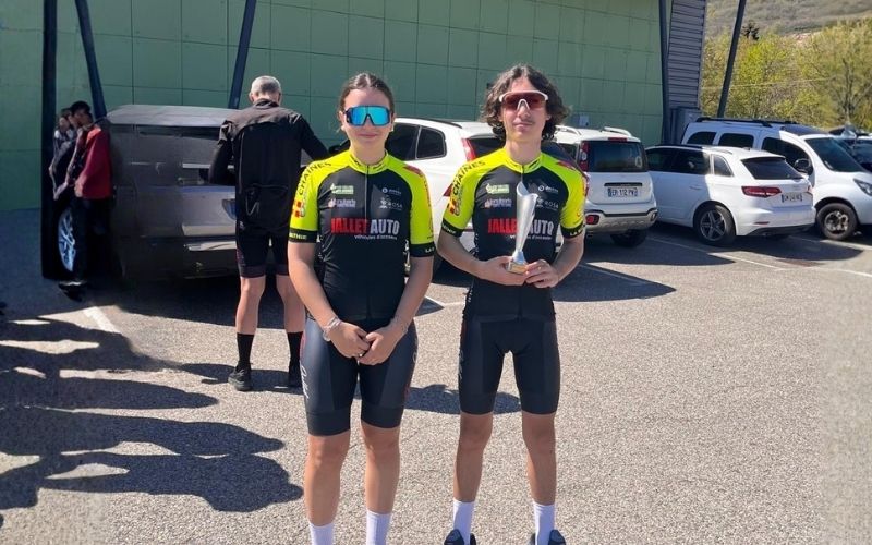 Laurine Dalla Costa et Maxime Goyat vainqueurs du contre-la-montre Souvenir Manu Fassetta